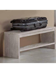 TAVOLINO RETTANGOLARE PORTAVALIGIE IN LEGNO