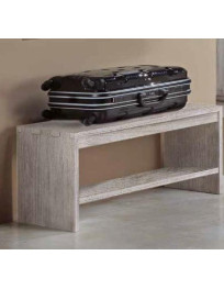 TAVOLINO RETTANGOLARE PORTAVALIGIE IN LEGNO