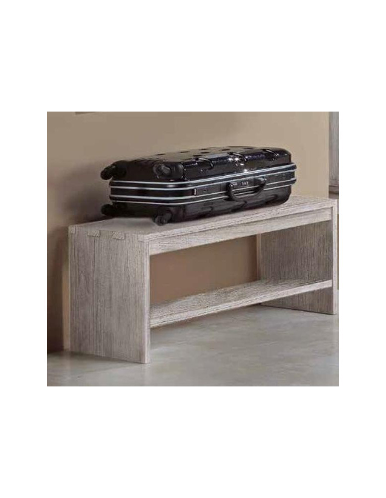 TAVOLINO RETTANGOLARE PORTAVALIGIE IN LEGNO