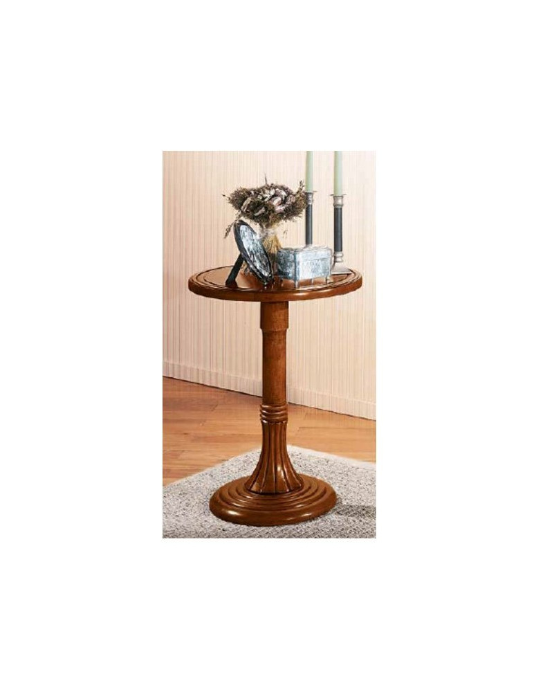 TAVOLINO TONDO  IN LEGNO