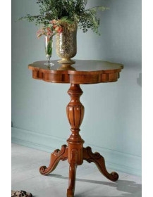 TAVOLINO INTARSIATO  OTTAGONALE