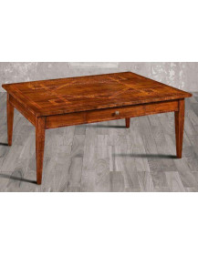 TAVOLINO DA SALOTTO  INTARSIATO 1  CASSETTO