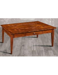 TAVOLINO DA SALOTTO  INTARSIATO 1  CASSETTO