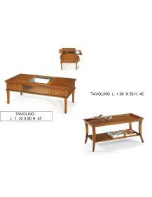 TAVOLINO CON PIANO ESTRAIBILE