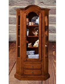 VETRINA 1  PORTA 2 CASSETTI SCANTONATA