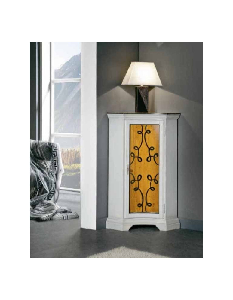 VETRINA  ANGOLO SAGOMATO 1 PORTA BASSA