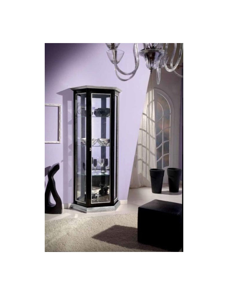 VETRINA BISELLATA CON VETRI