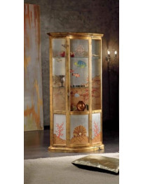 VETRINA PIATTA ALTA CON PANNELLI