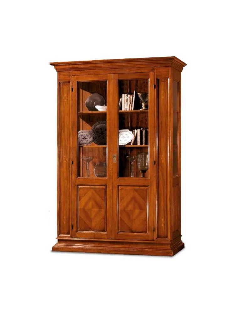 VETRINA 2 PORTE VERNICIATA