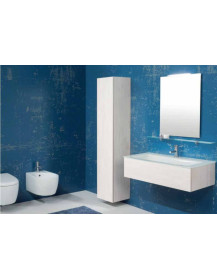 BAGNO SOSPESO CON COLONNA LUNGA LATERALE