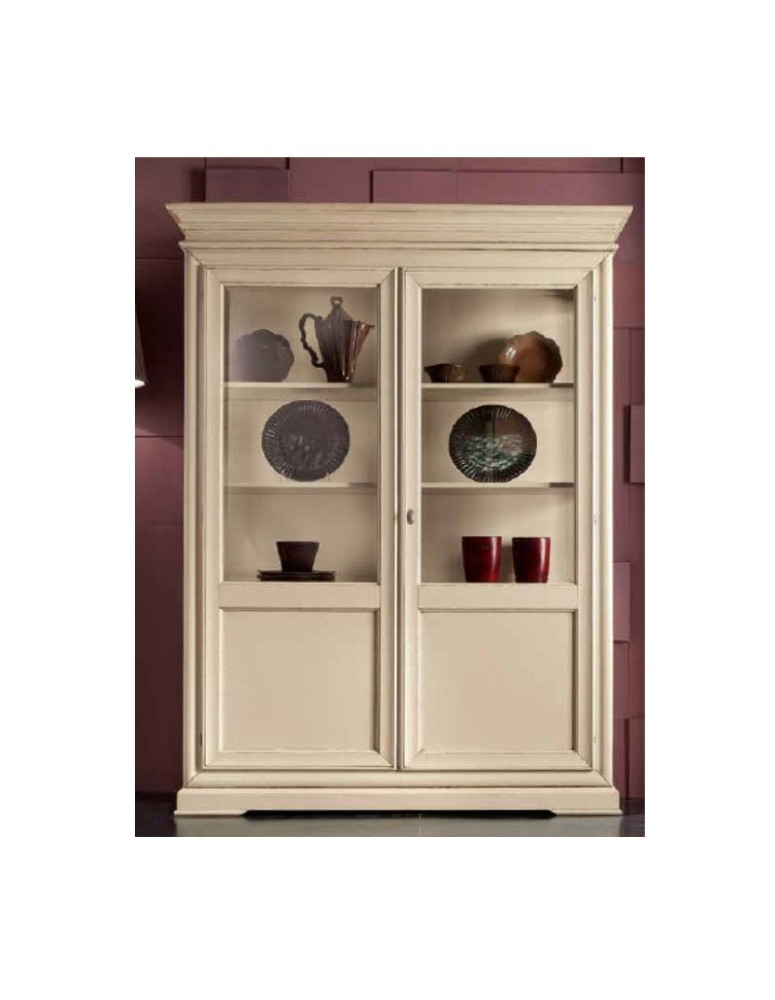 VETRINA 2 PORTE  LACCATA