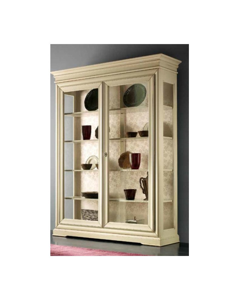 VETRINA 2 PORTE  LACCATA