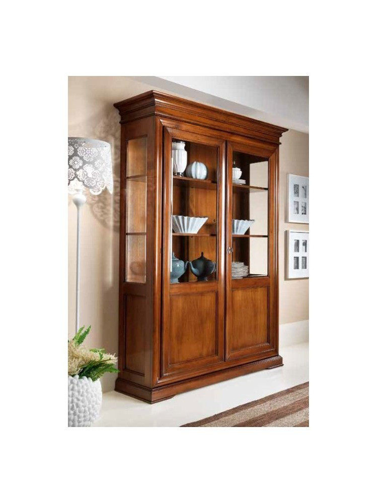 VETRINA 2 PORTE  VERNICIATA