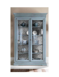 VETRINA 2 PORTE  VERNICIATA