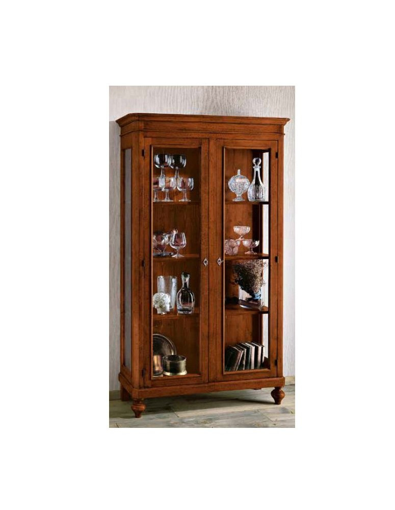 VETRINA 2 PORTE VERNICIATA