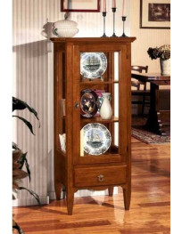 VETRINETTA 1 PORTA  PIU CASSETTO VERNICIATA.