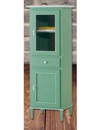 VETRINETTA 2 PORTE CON 1 CASSETTO LACCATA