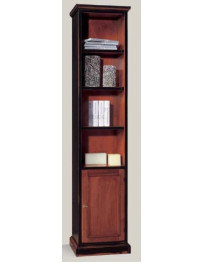 LIBRERIA 1 VANO 1 ANTA 1 VANO A GIORNO E 1 ANTA  A VETRO  ANTICHIZZATA