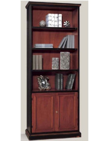 LIBRERIA 2  VANI DUE ANTE 1 VANO A GIORNO E DUE ANTE A VETRO  ANTICHIZZATA