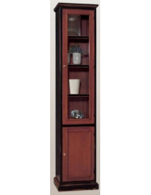 LIBRERIA 1 VANO E 1 ANTA A VETRO  ANTICHIZZATA