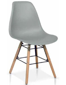 SEDIA IN FAGGIO SED. POLIPROPILENE