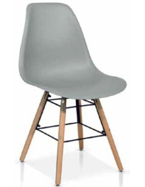 SEDIA IN FAGGIO SED. POLIPROPILENE