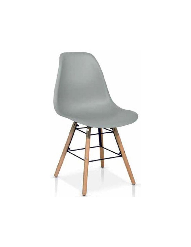 SEDIA IN FAGGIO SED. POLIPROPILENE