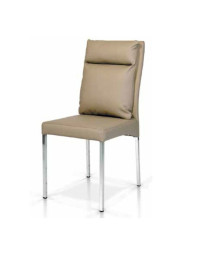 SEDIA CON TELAIO CROMATO