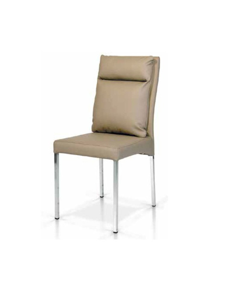 SEDIA CON TELAIO CROMATO