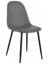 SEDIA CON TELAIO IN  METALLO