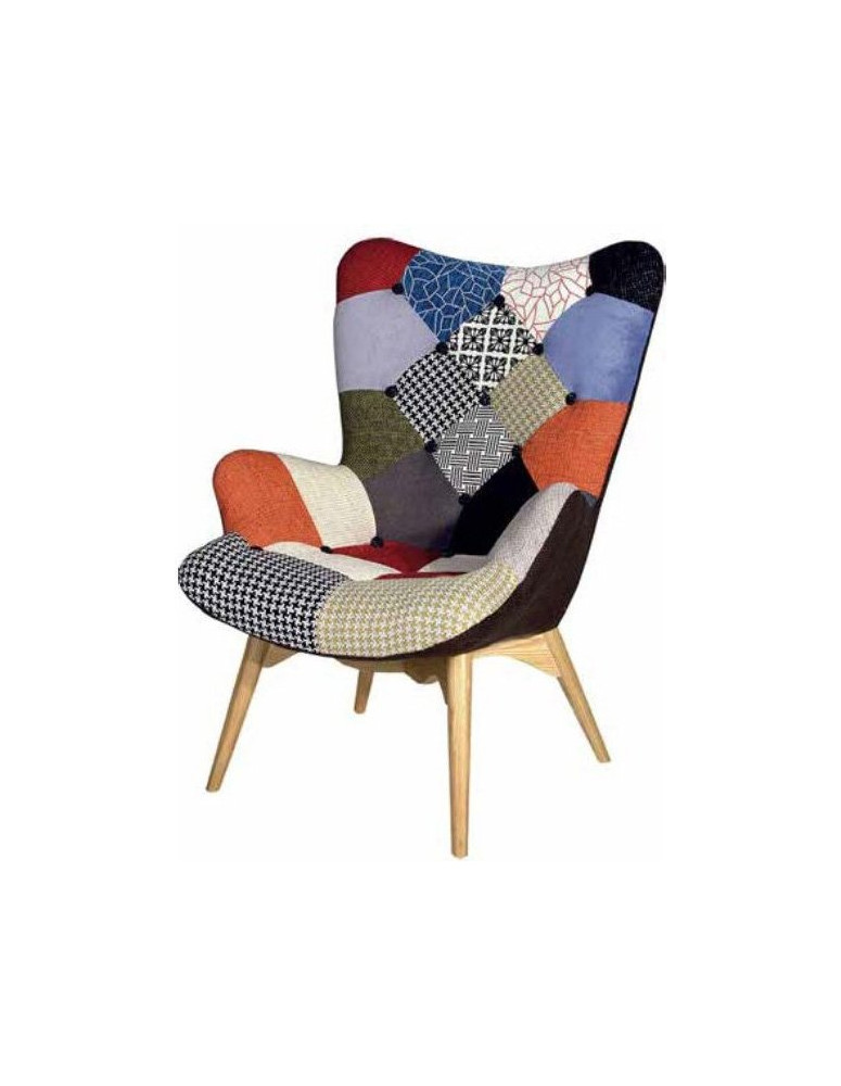 POLTRONCINA  IMBOTTITA IN  FAGGIO