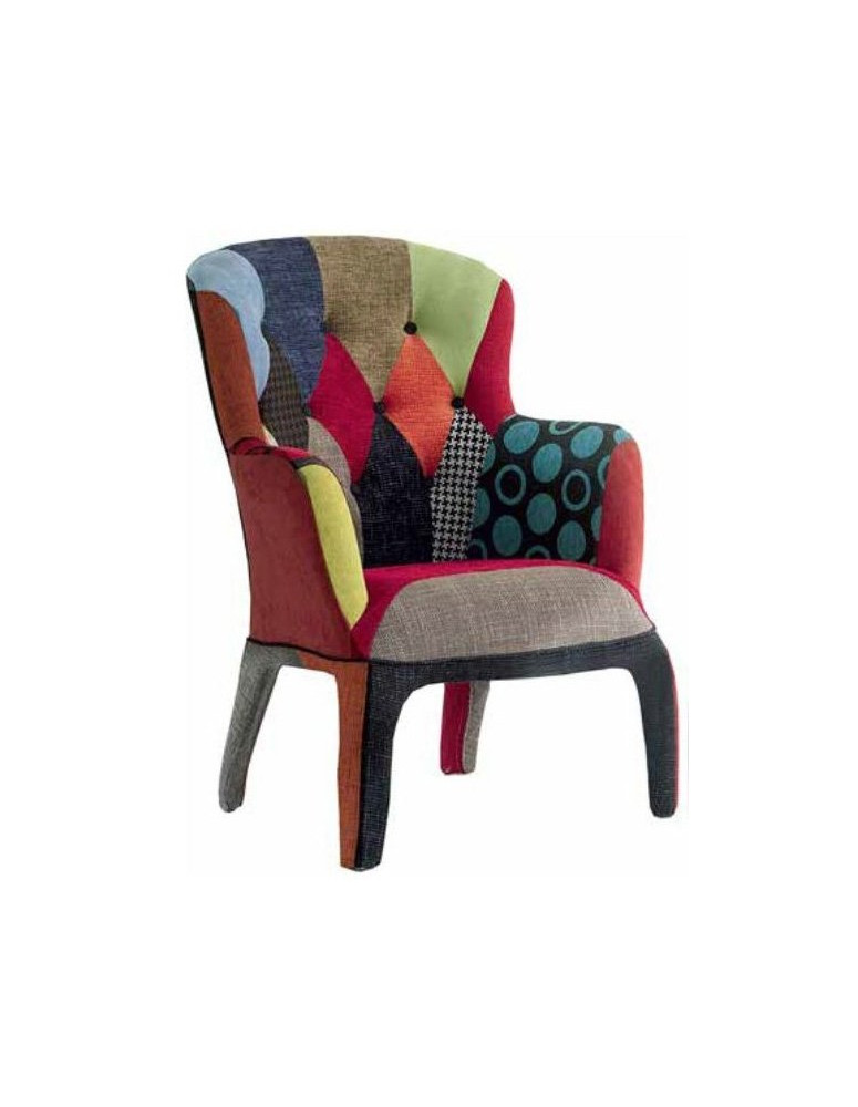 POLTRONCINA  IMBOTTITA IN  FAGGIO