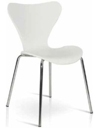 SEDIA  BASE METALLO SCOCCA IN POLYPROPYLENE