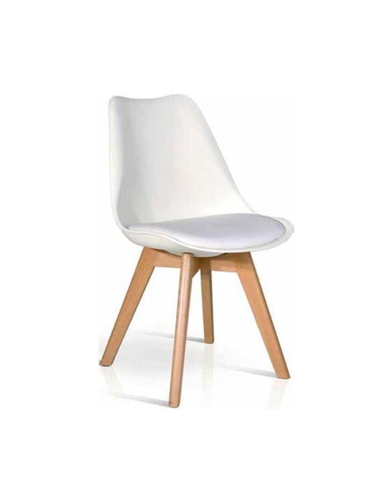 SEDIA IN FAGGIO IMBOTTITA