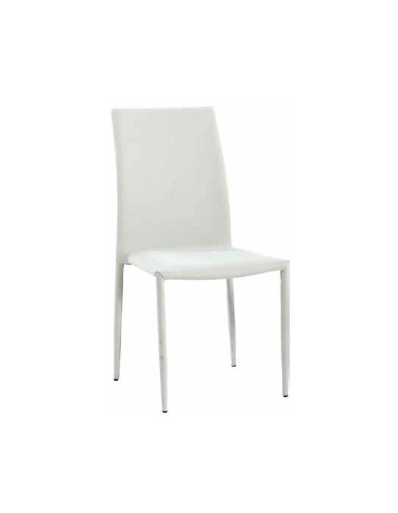 SEDIA IN ACCIAIO IN ECOPELLE