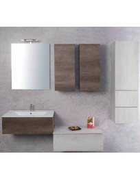 BAGNO SOSPESO CON PENSILI E COLONNA
