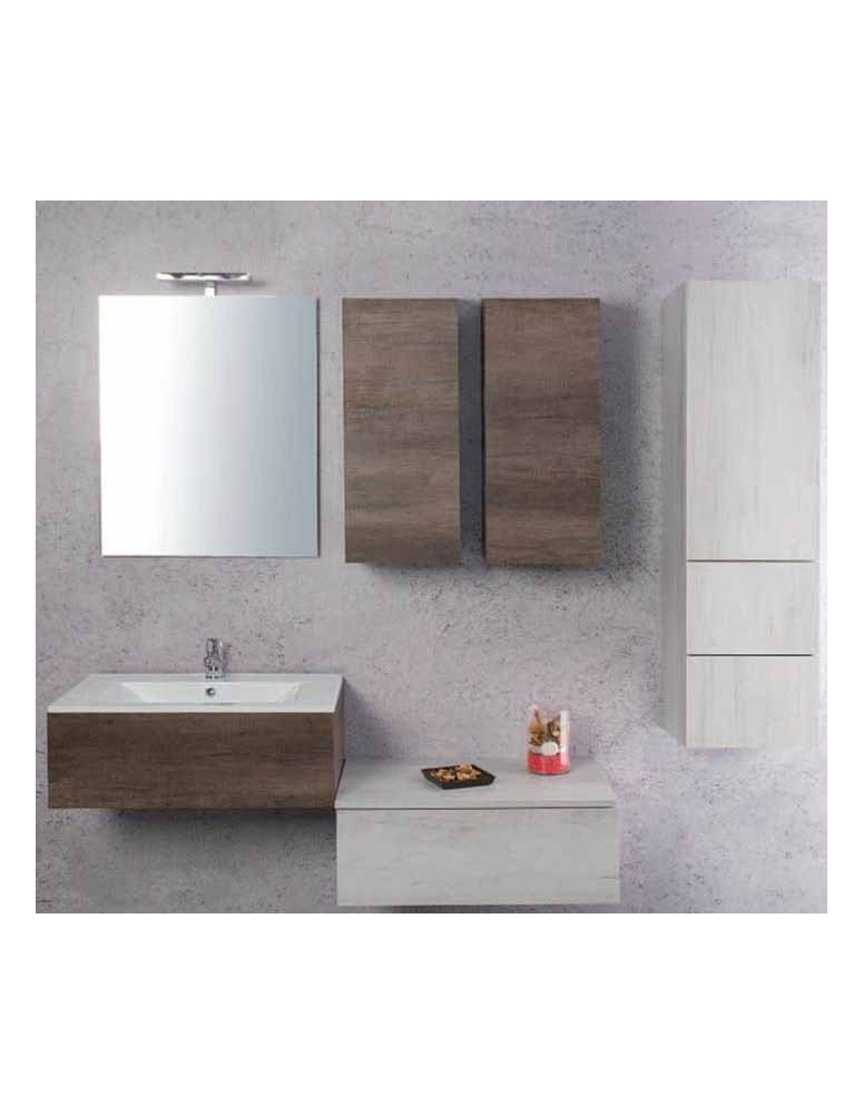 BAGNO SOSPESO CON PENSILI E COLONNA