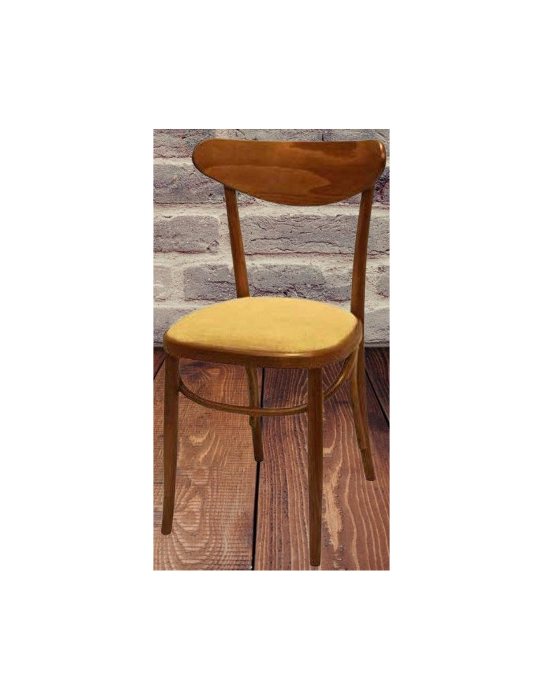 SEDIA IMBOTTITA IN FAGGIO