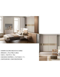 CAMERA COLORE SEQUIOIA E CORDA