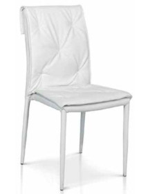 SEDIA CON TELAIO IN ACCIAIO