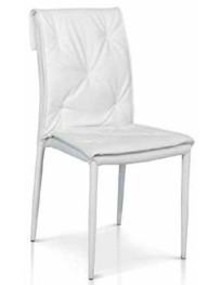 SEDIA CON TELAIO IN ACCIAIO