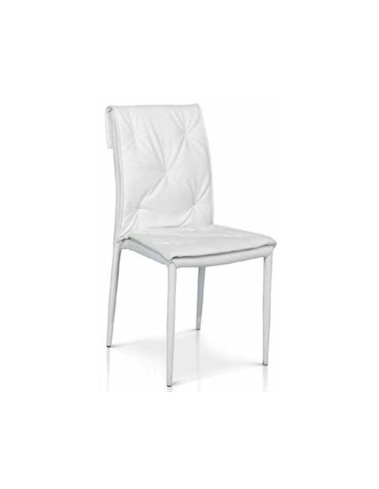 SEDIA CON TELAIO IN ACCIAIO