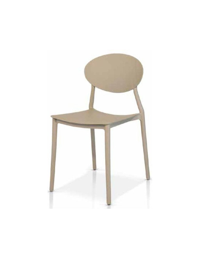 SEDIA IN POLIPROPILENE E FIBRA DI VETRO