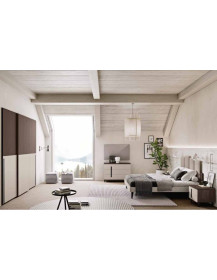 CAMERA MODERNA COLORE  NOCE VANGUARD E CORDA