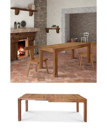 TAVOLO MODERNI  in LEGNO  ALLUNGABILE IN ROVERE MASSICCIO