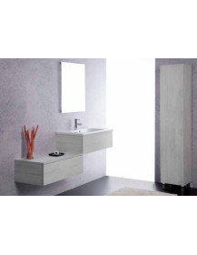 BAGNO SOSPESO A DUE ELEMENTI PIU UNA COLONNA