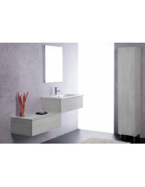 BAGNO SOSPESO A DUE ELEMENTI PIU UNA COLONNA