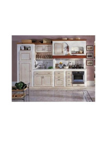 CUCINA IN MURATURA SU MISURA DECAPE AVORIO