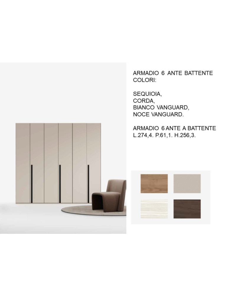 ARMADIO SEI ANTE BATTENTE