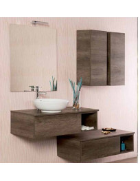 BAGNO SOSPESO CON 2 PENSILI LATERALI